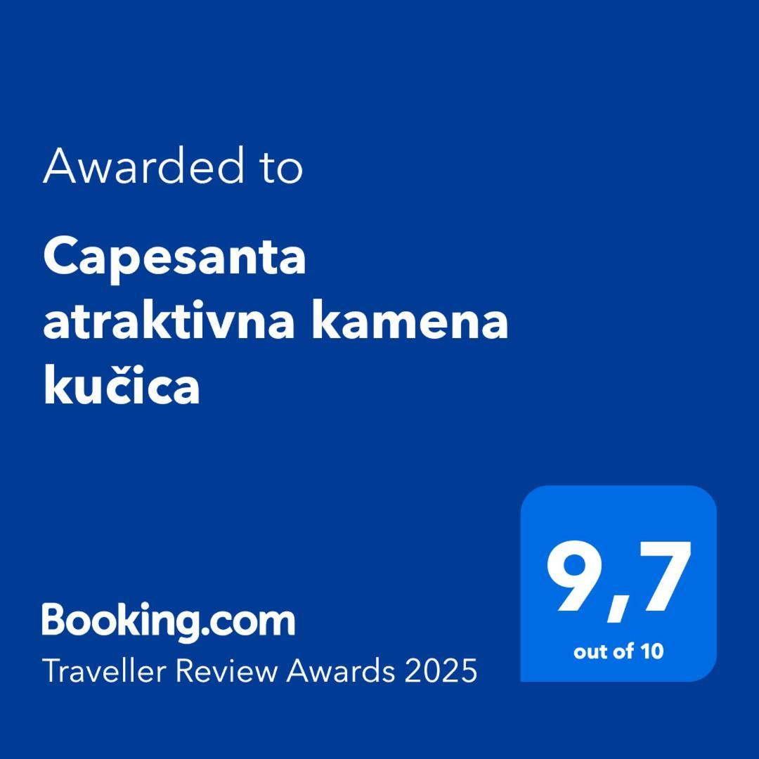 Capesanta Atraktivna Kamena Kucica Villa Lukoran Eksteriør bilde
